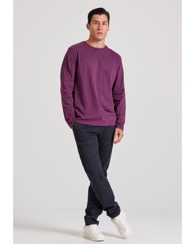 FUNKY BUDDHA	LONGSLEEVE FBM010-007-07 PLUM