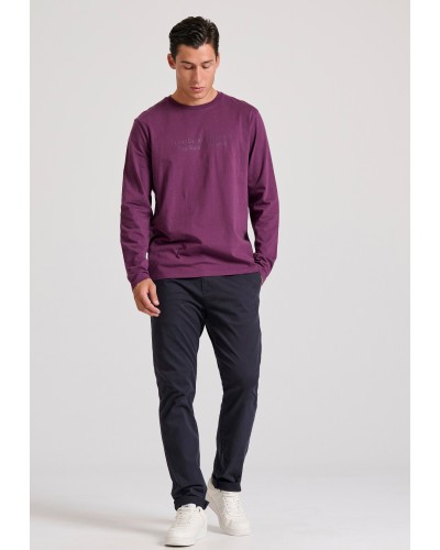 FUNKY BUDDHA	LONGSLEEVE FBM010-007-07 PLUM