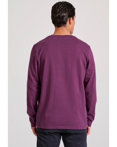FUNKY BUDDHA	LONGSLEEVE FBM010-007-07 PLUM
