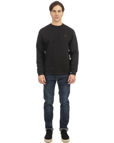 REBASE CREW NECK 242-RTOP-1005 BLACK