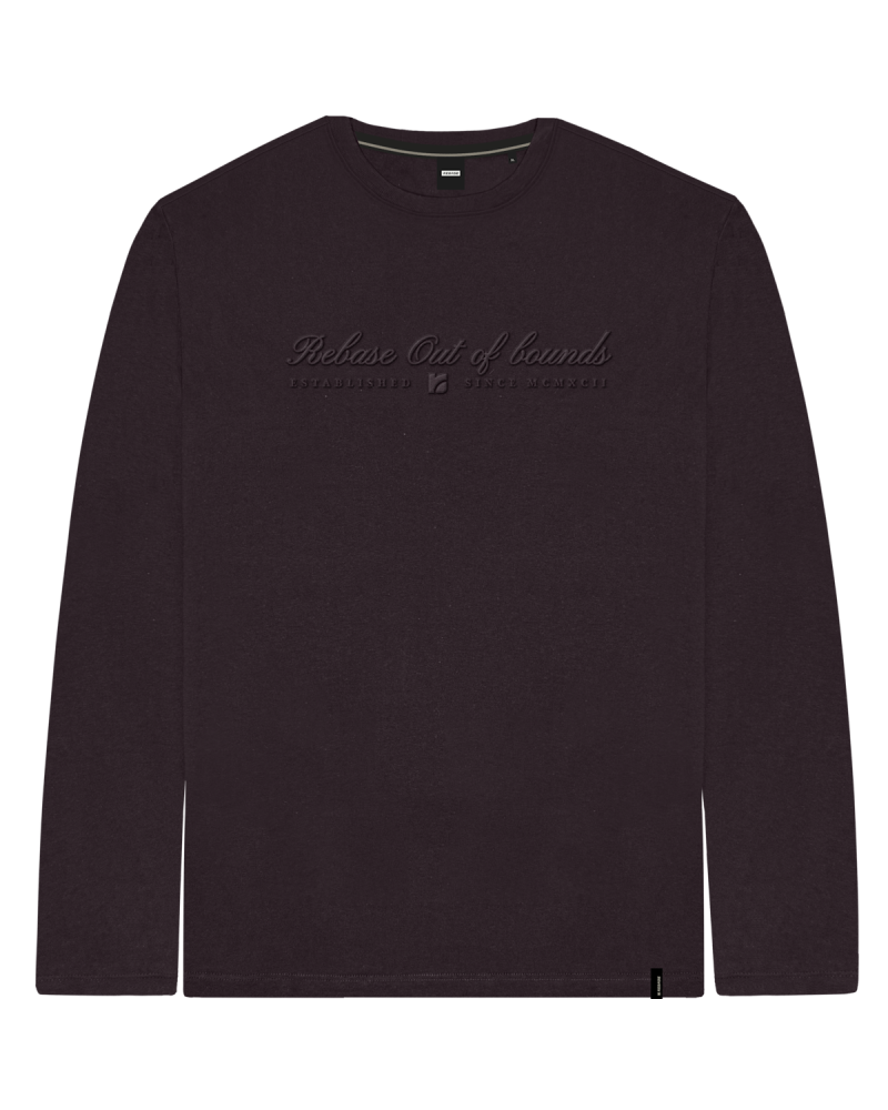 REBASE LONGSLEEVE 242-RTS-9001 PLUM