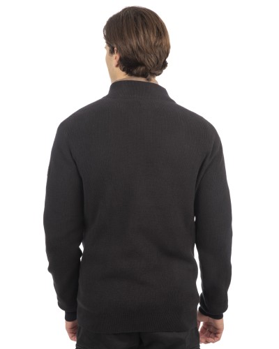 REBASE ZIP KNIT 242-RKNIT-8008 BLACK