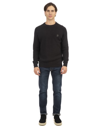 REBASE KNIT 242-RKNIT-8009 BLACK