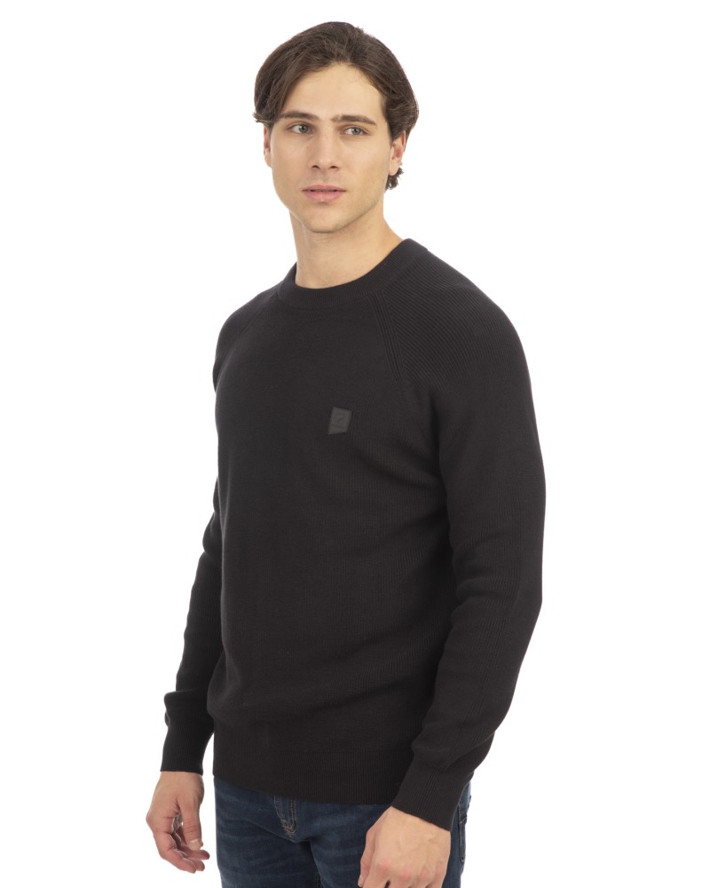REBASE KNIT 242-RKNIT-8009 BLACK