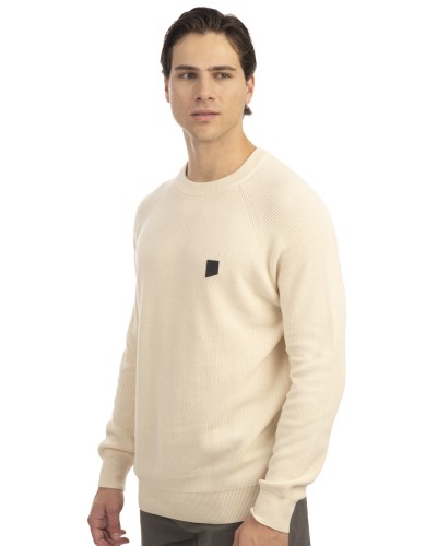 REBASE ZIP KNIT 242-RKNIT-8009 OFF WHITE