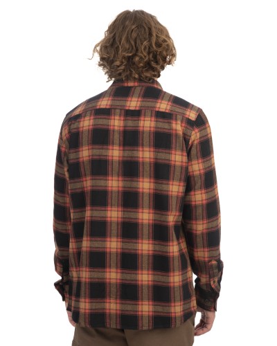 REBASE SHIRT 242-RGS-5007-CC16 OFF BLACK TABAC
