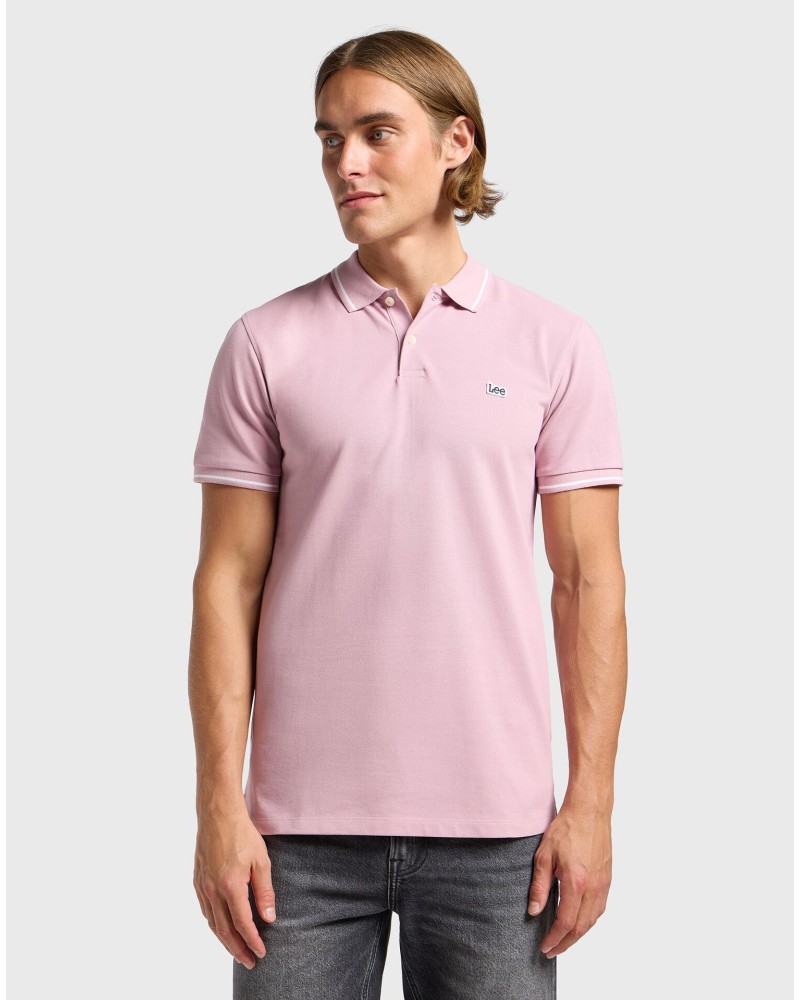 LEE	PIQUE POLO SOFT MAUVE