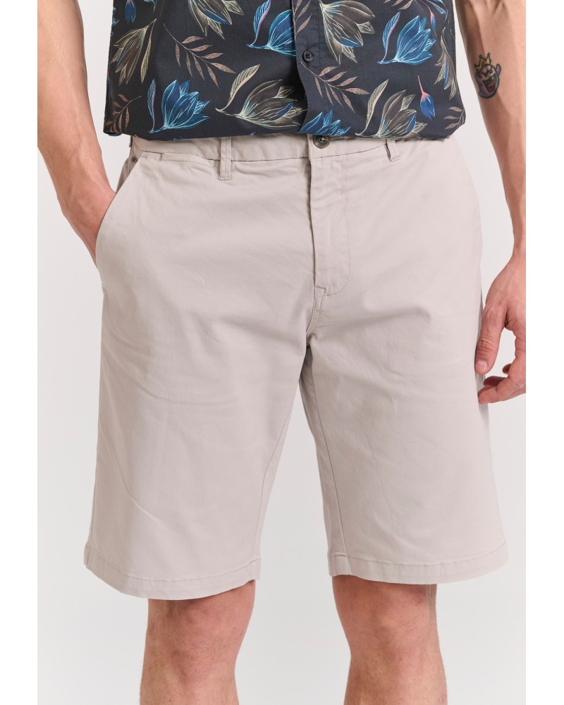 FUNKY BUDDHA CHINO SHORT FBM011-001-03 MIST GREY