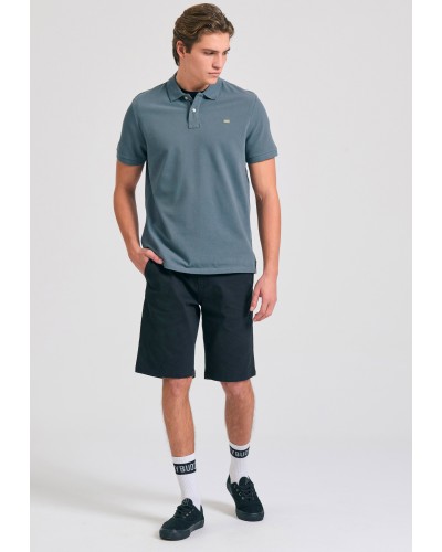 FUNKY BUDDHA POLO FBM011-001-11 STEEL GREY