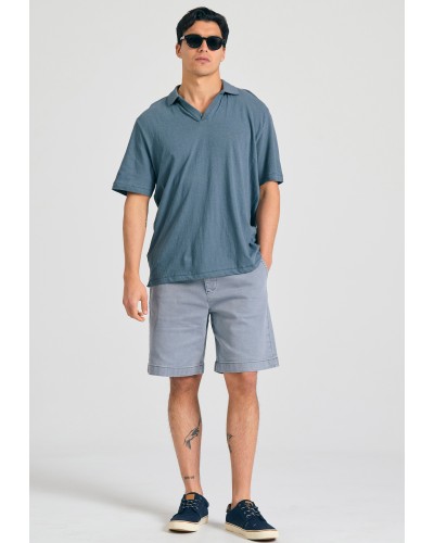 FUNKY BUDDHA POLO FBM011-001-11 STEEL GREY