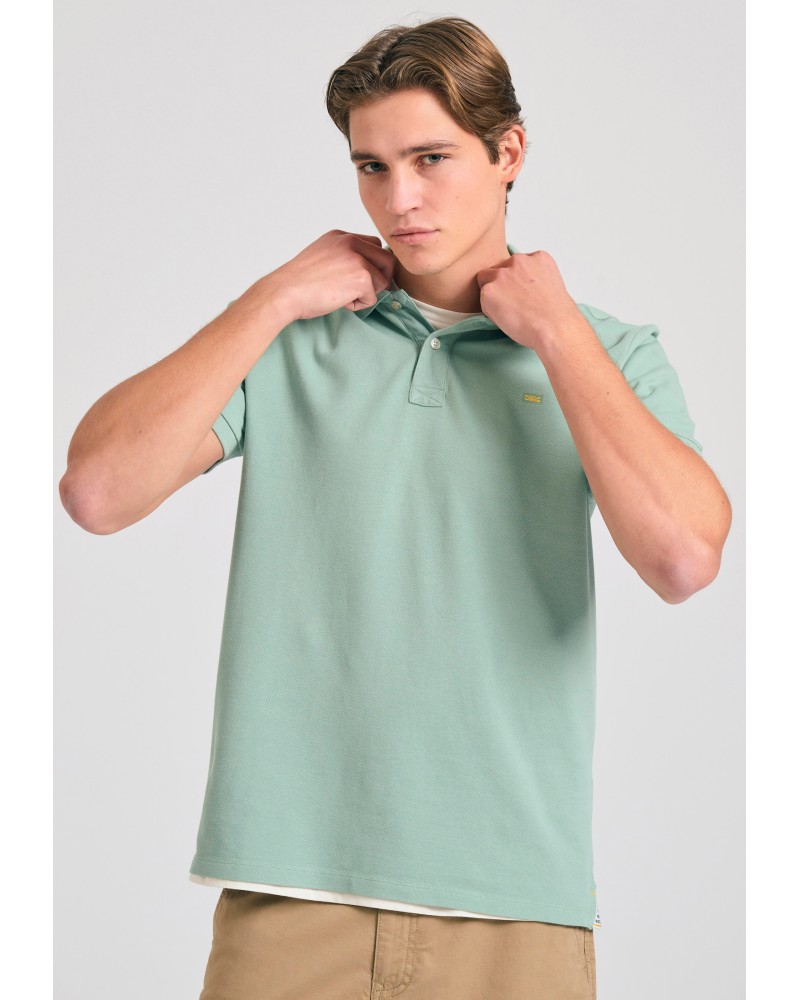 FUNKY BUDDHA POLO FBM011-001-11 SAGE GREEN