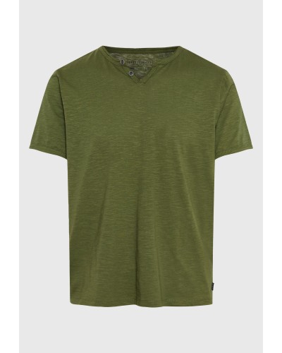 FUNKY BUDDHA T-SHIRT FBM011-004-04 HUNTER GREEN