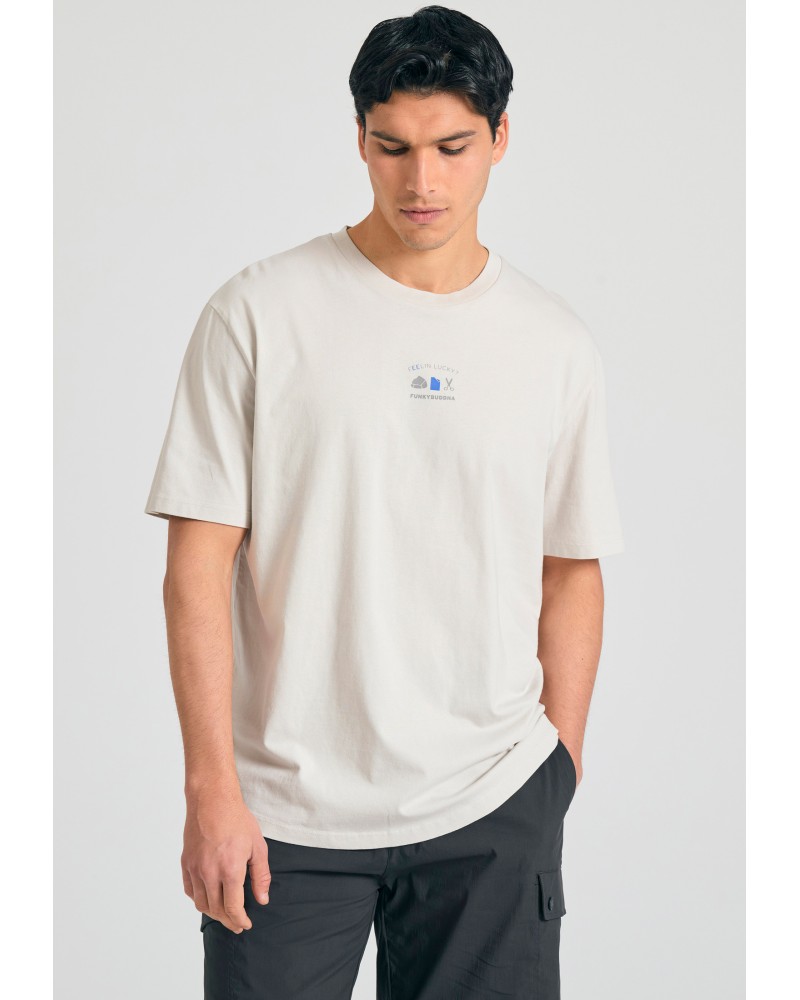 FUNKY BUDDHA T-SHIRT FBM011-304-04 MIST