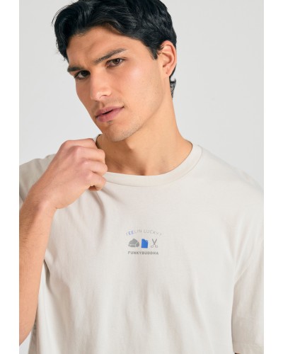FUNKY BUDDHA T-SHIRT FBM011-304-04 MIST