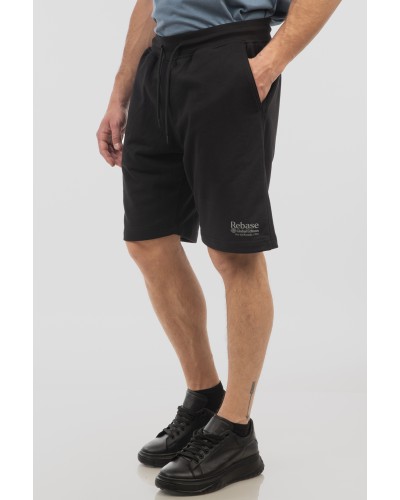 REBASE SWEAT SHORTS	251.RMS-6011 BLACK