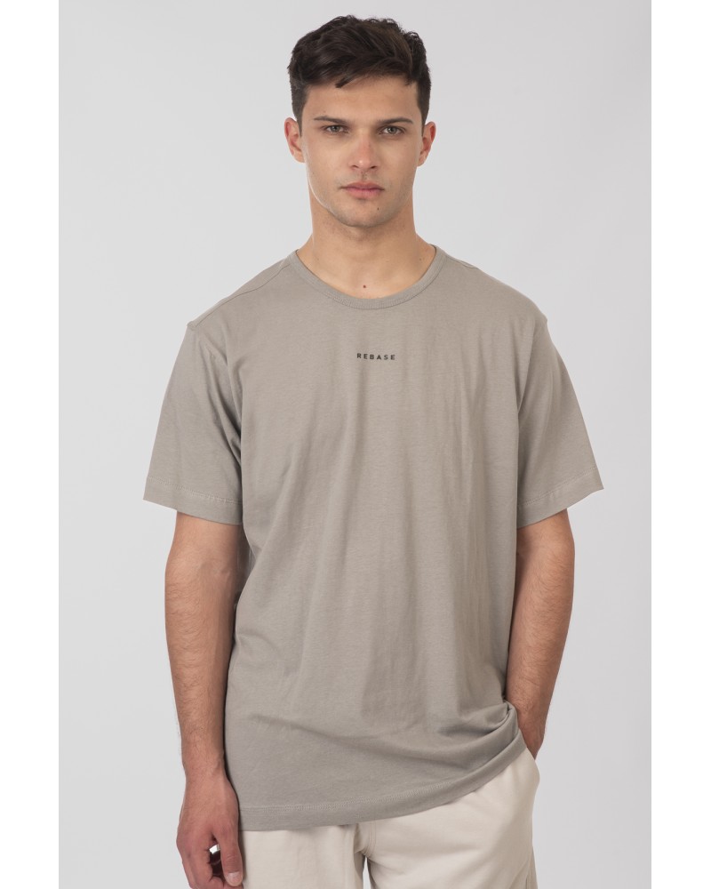 REBASE T-SHIRT 251.RTS-9037 LT SMOKE
