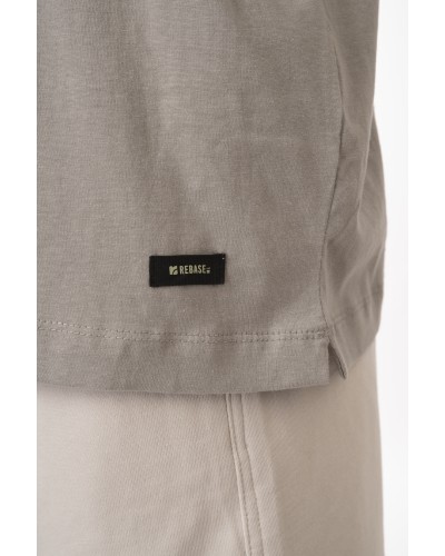 REBASE T-SHIRT 251.RTS-9037 LT SMOKE