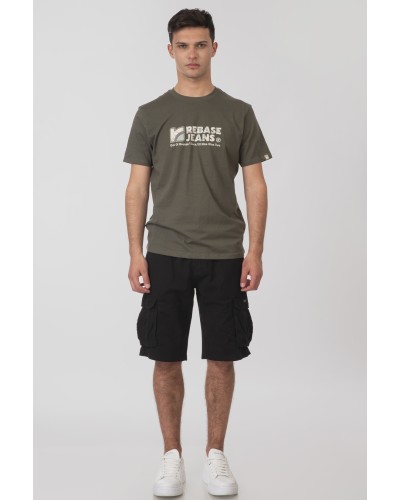 REBASE T-SHIRT 251.RTS-9013 KHAKI