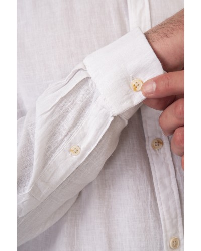 REBASE SHIRT 251.RGS-5057 LINEN WHITE