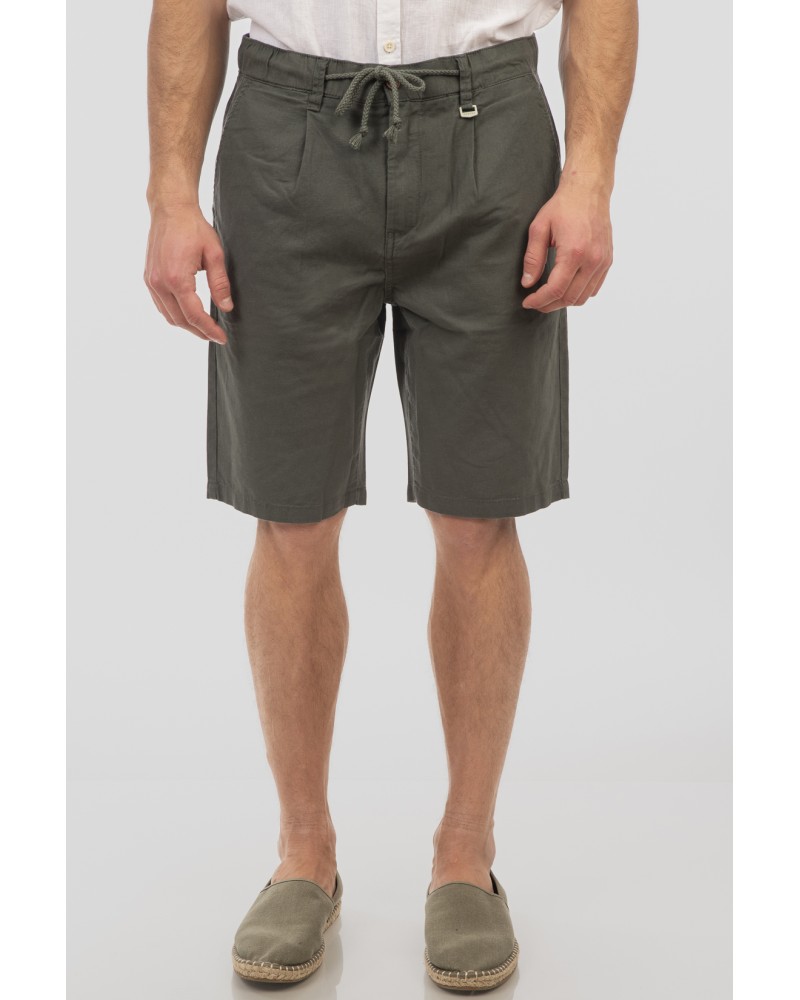 REBASE LINO SHORTS 251.RMSHO-7007 MIDNIGHT MOSS