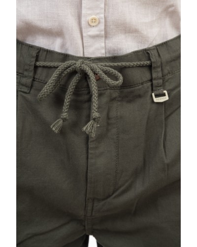 REBASE LINO SHORTS 251.RMSHO-7007 MIDNIGHT MOSS