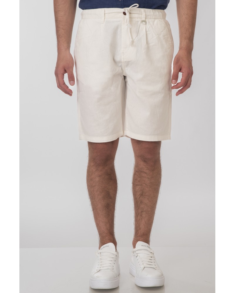 REBASE LINO SHORTS 251.RMSHO-7007 LINE WHITE