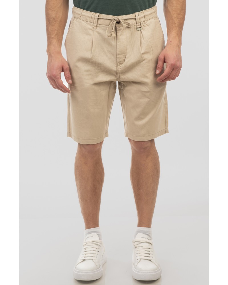 REBASE LINO SHORTS 251.RMSHO-7007 LIGTH BEIGE
