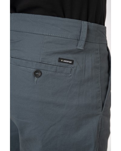 REBASE CHINO SHORTS	251.RMSHO-7002 SMALT BLUE