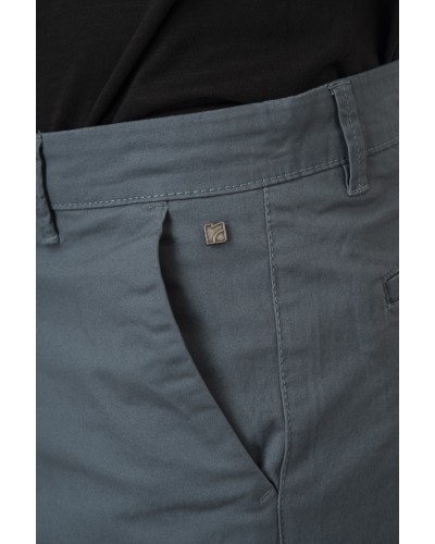 REBASE CHINO SHORTS	251.RMSHO-7002 SMALT BLUE