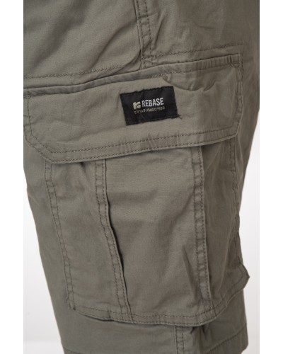 REBASE CARGO SHORTS	251.RMSHO-7001 LT OLIVE