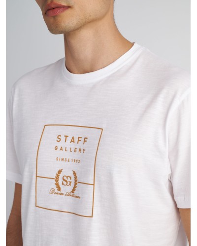 STAFF T-SHIRT GLEN 64-017.053 OFF WHITE