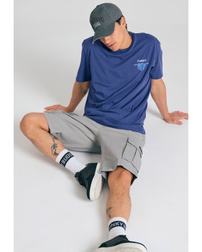 FUNKY BUDDHA CARGO SHORT FBM011-002-03 ELEPHANT