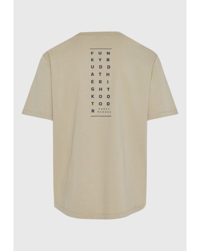 FUNKY BUDDHA T-SHIRT FBM011-043-04 STONE