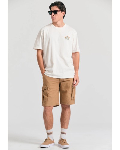 FUNKY BUDDHA	T-SHIRT FBM011-089-04 OFF WHITE