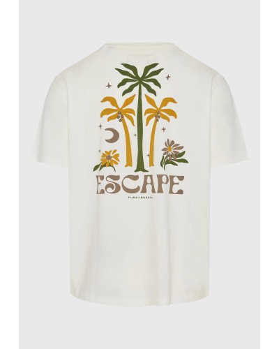 FUNKY BUDDHA	T-SHIRT FBM011-089-04 OFF WHITE