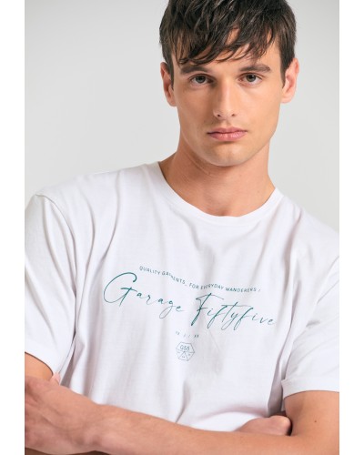 GARAGE 55 T-SHIRT GAM011-517-04 WHITE
