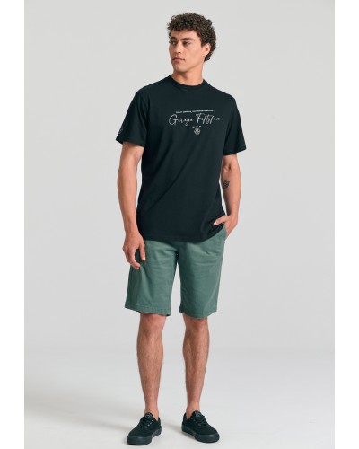 GARAGE 55 T-SHIRT GAM011-517-04 BLACK