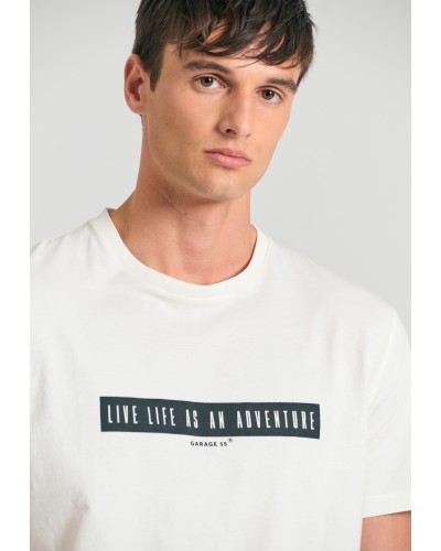 GARAGE 55	T-SHIRT GAM011-526-04 OFF WHITE