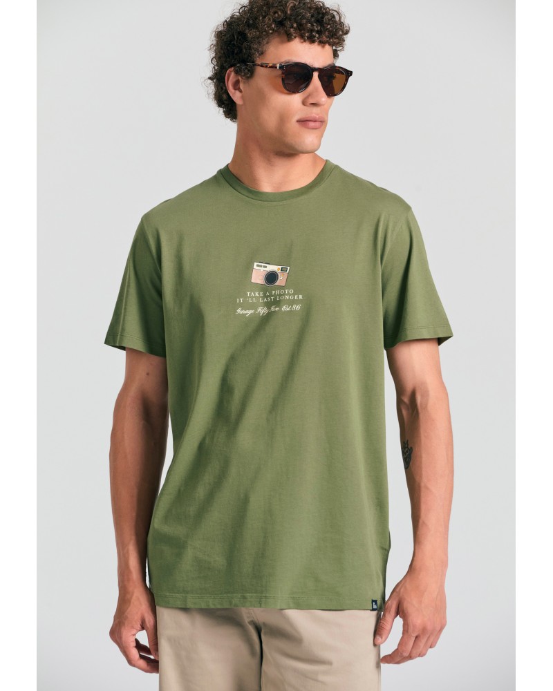 GARAGE 55	T-SHIRT GAM011-523-04 HUNTER GREEN