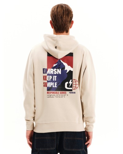 EMERSON HOODIE 252.EM20.30 CLAY/GREY