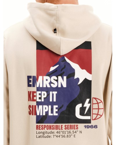 EMERSON HOODIE 252.EM20.30 CLAY/GREY