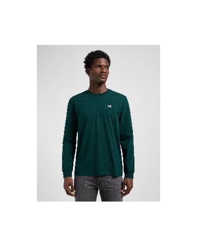 LEE	LONGSLEEVE LS PATCH LOGO TEE  JADE FOREST