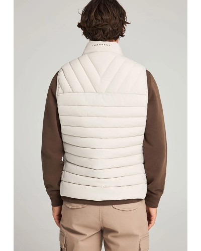 FUNKY BUDDHA JACKET SLEEVELESS FBM012-001-01 GREIGE