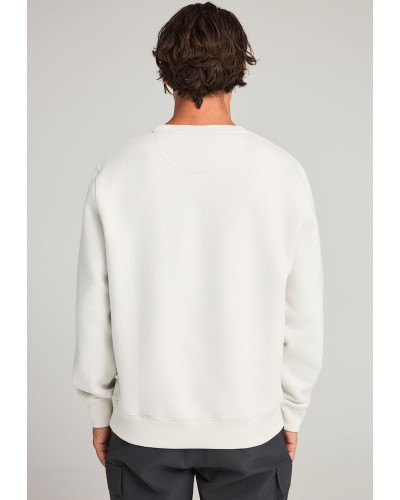 FUNKY BUDDHA CREW NECK HOODIE FBM012-008-06 MIST