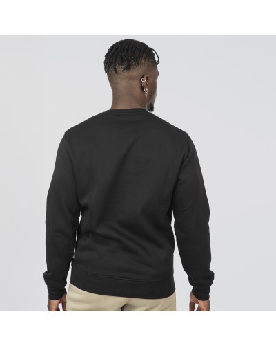 REBASE CREW NECK 252.RTOP-1051 PURE BLACK