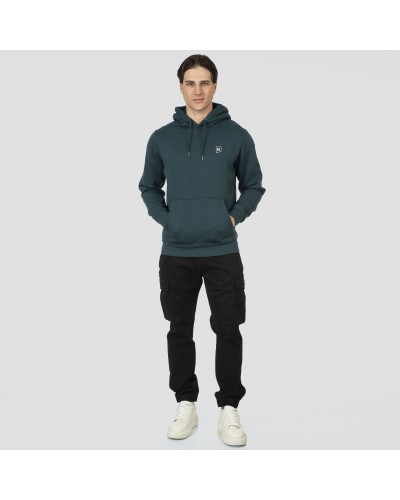 REBASE HOODIE 252.RTOP-1040 DEEP TEAL
