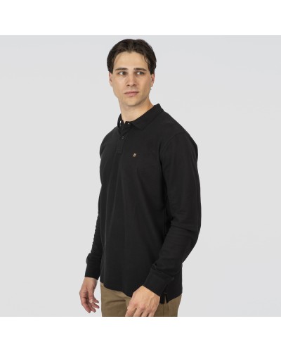REBASE POLO 252.RPS-3055 PURE BLACK