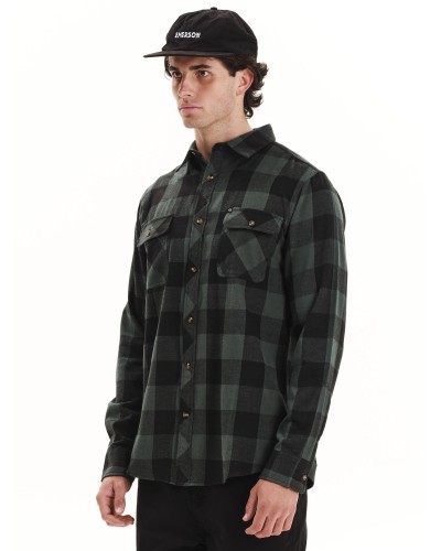 EMERSON SHIRTS 252.EM60.80 PINE/BLACK