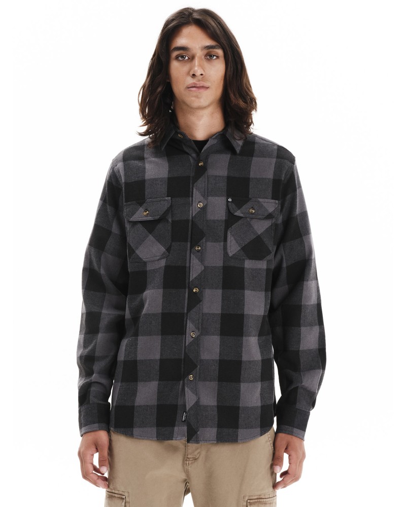 EMERSON SHIRTS 252.EM60.80	D.GREY/BLACK