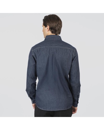 REBASE SHIRT 252.RDS-5111 DARK BLUE DENIM
